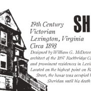 sketch of the Sheridan house