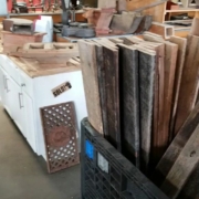 wood salvaged from barns