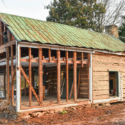 Drakes Branch log cabin