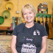 Susan "Swooz" Hudson, Black Dog Salvage's furniture paint expert