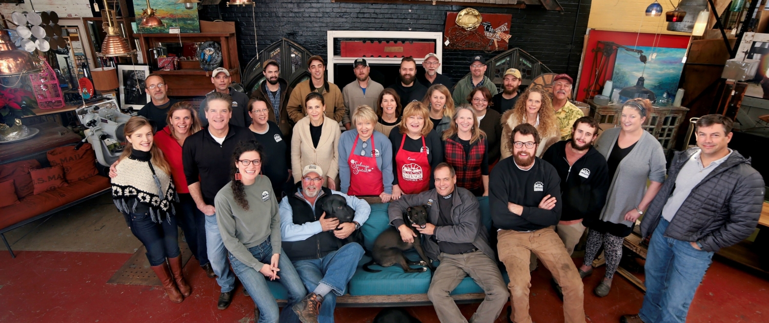 all of the staff that work at Black Dog Salvage