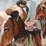 cows painted by Donna Tuten
