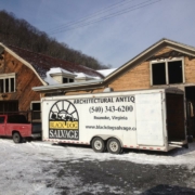 the Salvage Dawgs van at Homestead stables