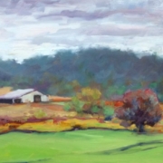 a landscape painted by Nan Welborne