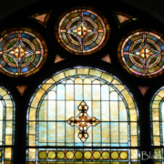 circular stained glass windows