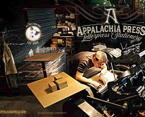 John Reburn Appalachia Press Letterpress Stationery