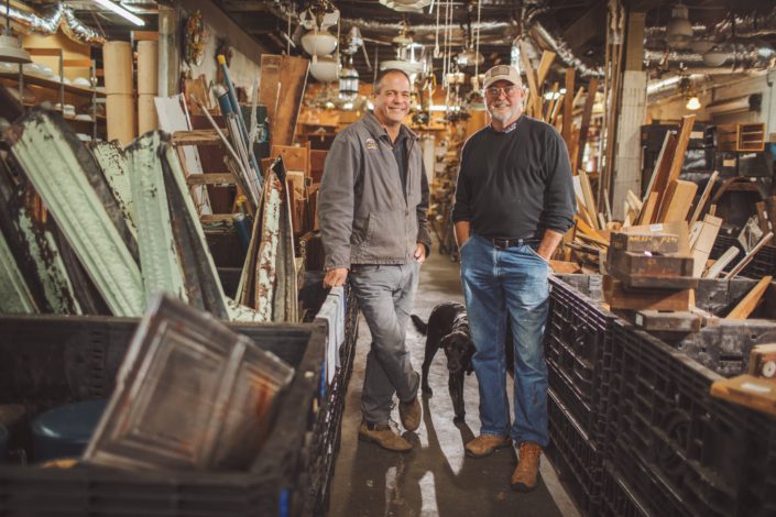 Salvage Dawgs Mike Whiteside and Robert Kulp