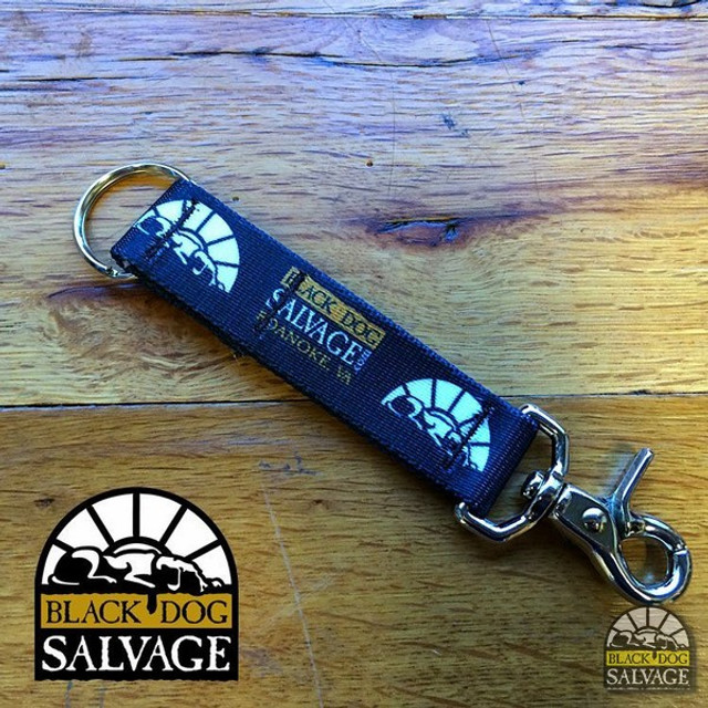 Black Dog Salvage Keychain